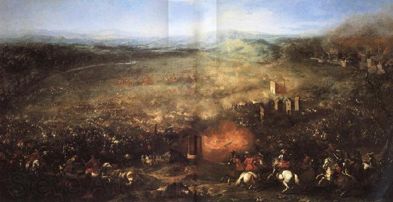 COURTOIS, Jacques The Battle of Lutzen Norge oil painting art